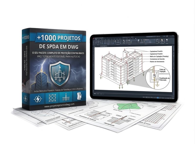 Oferta Especial — Kits SPDA e PPCI em DWG | ProjetoPronto
